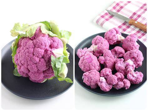 Coliflor morada y limón