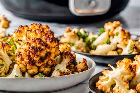 Coliflor asada en air fryer