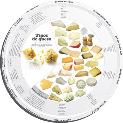 Tabla comparativa de tipos de queso por tiempo de curación