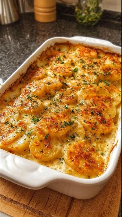 Ingredientes para patatas gratinadas