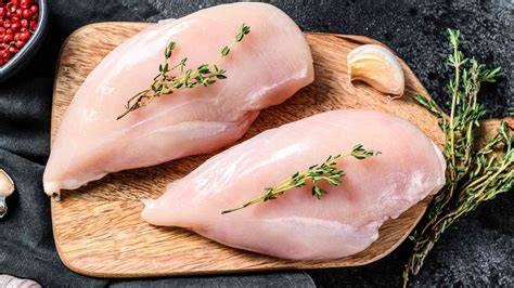 Pechuga de pollo abierta para rellenar