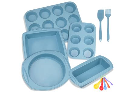 Moldes de silicona para repostería en microondas