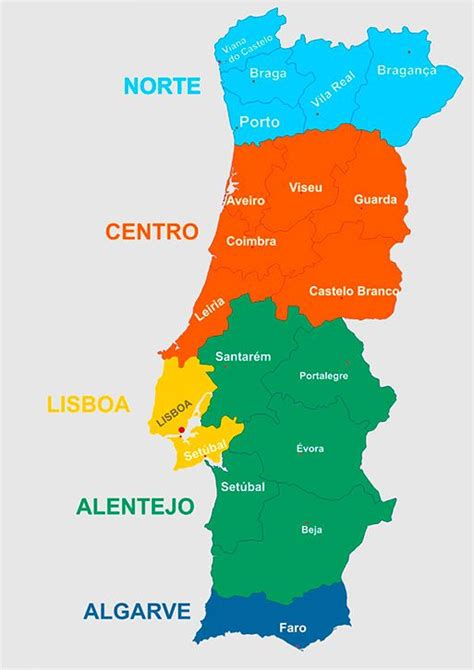 Mapa de Portugal destacando las regiones de producción de carne de ternera