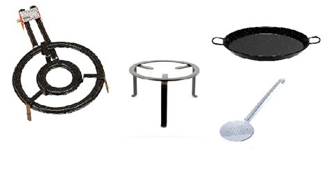 Utensilios para paella