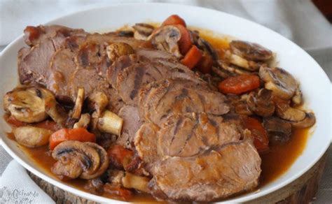 Olla exprés con redondo de ternera