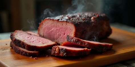 Proceso de reposo de una pieza de carne ahumada