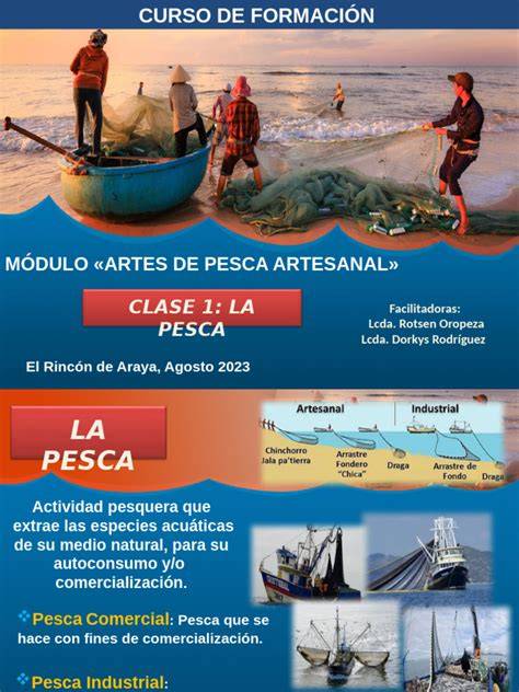 comparativa artes de pesca marina