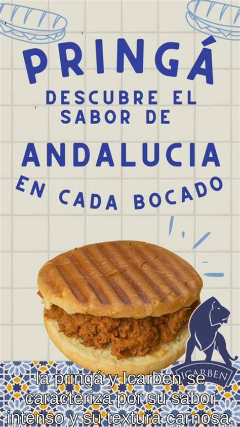 Pringá andaluza con pan