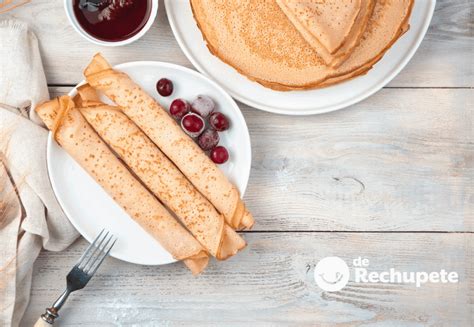 Crepes apilados listos para congelar