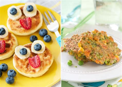 tortitas saludables para bebé decoradas con frutas frescas
