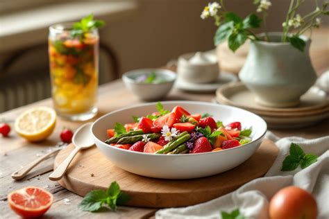 Ingredientes frescos de temporada