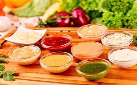 Variedad de salsas para fondue