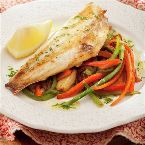 Dorada fresca con verduras