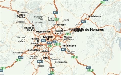 Mapa de San Fernando de Henares mostrando la ubicación de El As de las Carnes