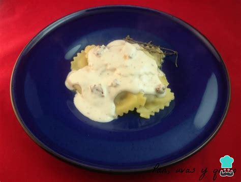 Salsa de queso de cabra con champiñones
