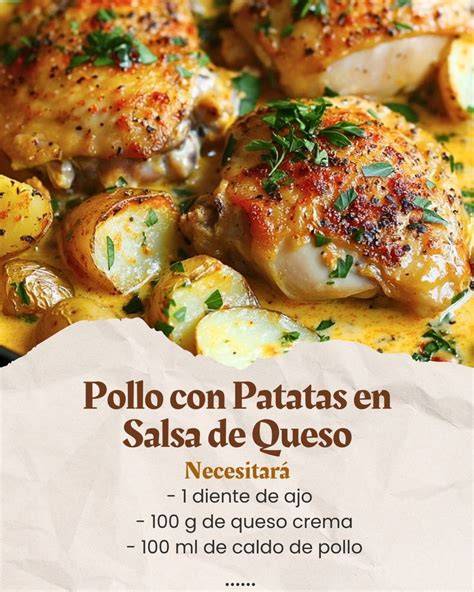 Salsa cremosa de queso para acompañar pollo