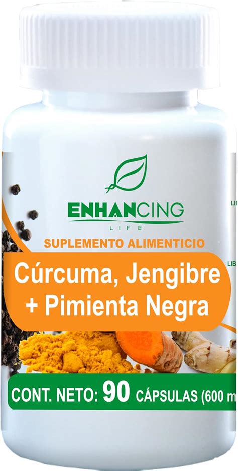 Ilustración de cápsulas de cúrcuma, jengibre y pimienta negra
