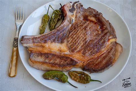chuleta de ternera a la plancha