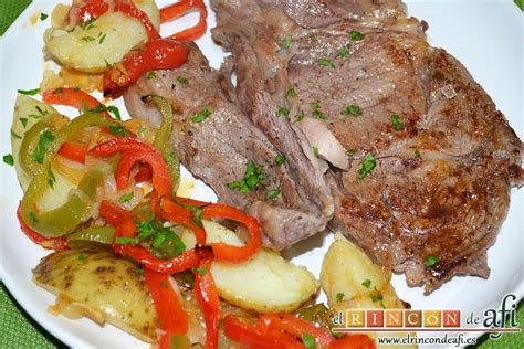 chuletón de ternera al horno con hierbas