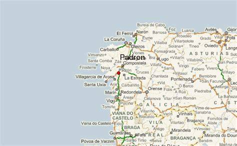 Mapa de Padrón con la ubicación de Panadería San José