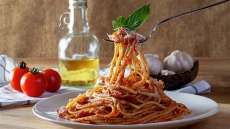 Plato de pasta italiana