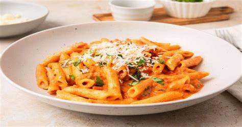 Ingredientes para pasta al vodka