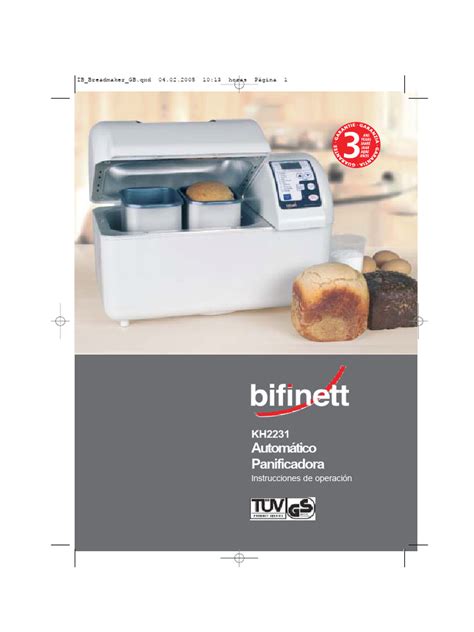 Panificadora Bifinett KH 1171 sobre una encimera de cocina