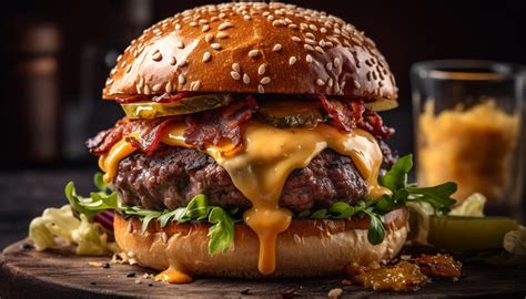 Hamburguesa gourmet con costillas de ternera desmigadas