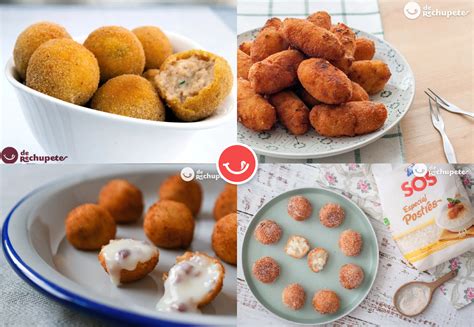 Mesa con croquetas caseras en diferentes presentaciones