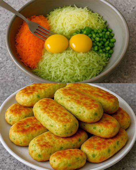 Croquetas doradas horneadas sobre papel vegetal