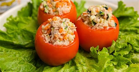 Variedad de rellenos para tomates