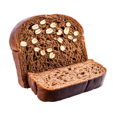 Pan de avena recién horneado y rebanado