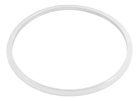 Primer plano de una junta de goma de olla a presión