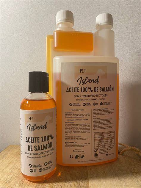 Botella de aceite de salmón con dosificador