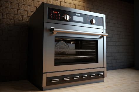 Imagen de un horno de vapor moderno en una cocina elegante