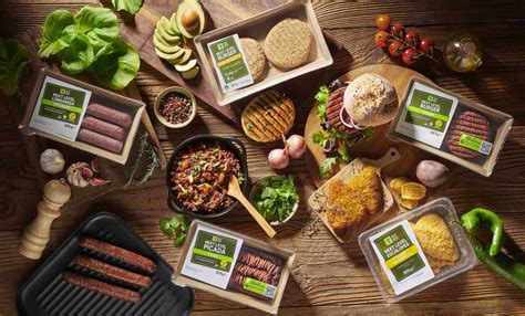 Variedad de productos de carne vegana