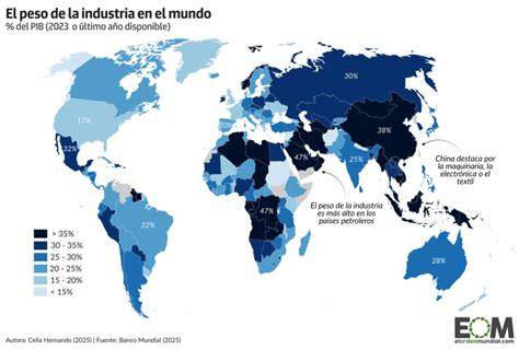 Mapa mundial mostrando las principales fábricas de producción de galletas Oreo.