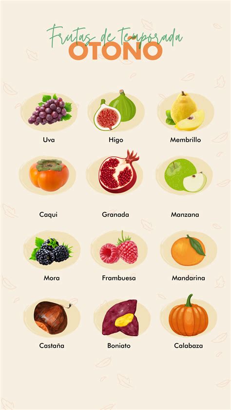 Frutas y verduras de otoño, incluyendo calabazas de diferentes tamaños y colores.