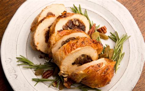 Pechuga de pavo rellena