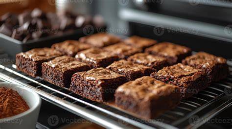 Brownie recién horneado
