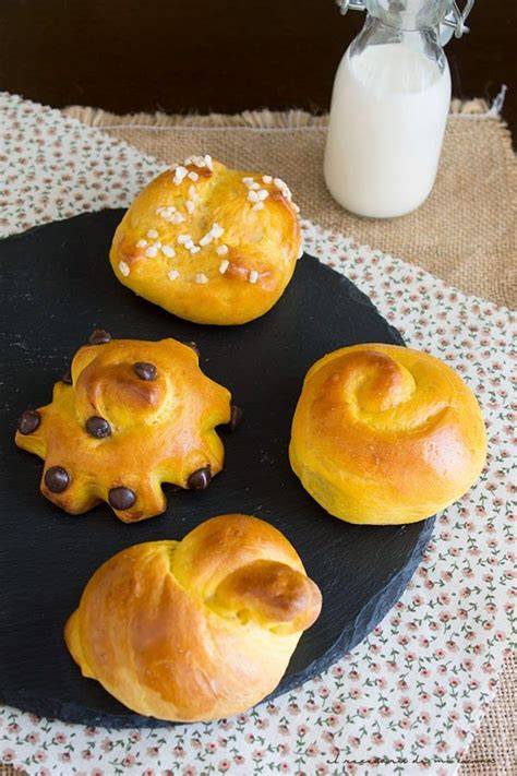 Bollos de calabaza y leche condensada listos para disfrutar
