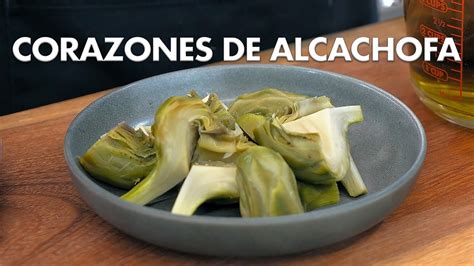 Tarros de cristal con corazones de alcachofa caseros