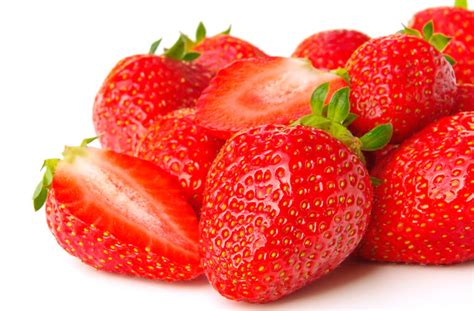 Fresas frescas y saludables