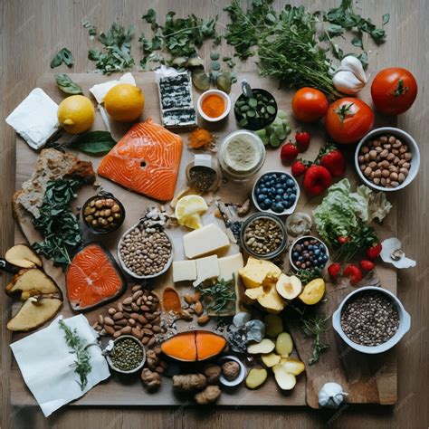 Variedad de ingredientes saludables para rebozar
