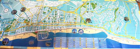 Mapa de Fuengirola con la ubicación de los restaurantes