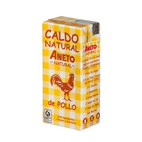 Ingredientes del caldo de pollo Aneto