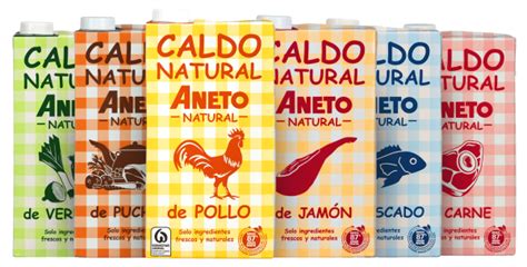 Variedad de caldos Aneto