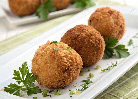 Croquetas fritas doradas