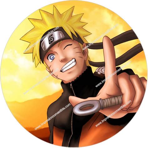 Oblea comestible de Naruto
