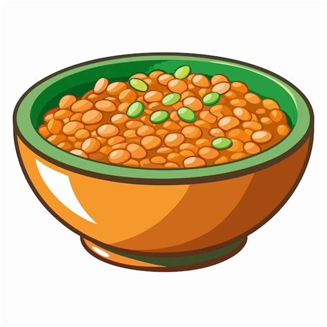 Ilustración de un plato de lentejas con la indicación de cantidad por persona